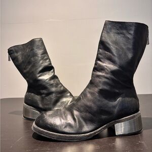 Guidi 788Z Backzip Boots (Silver Heel) – Size 44 (Fits ~US 11)